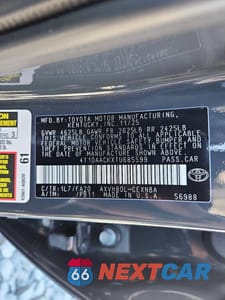 Zdjęcie 12 z 12 samochodu: 2026 TOYOTA CAMRY LE VIN:4T1DAACKXTU685599 - miniatura
