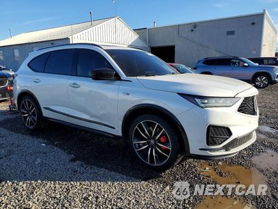 Czwarte zdjęcie samochodu z boku: 2022 ACURA MDX TYPE S ADVANCE VIN:5J8YD8H81NL001830 - miniatura