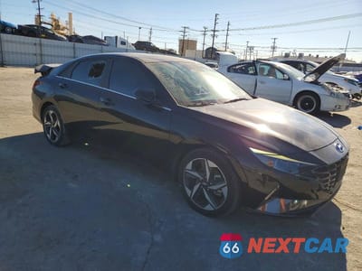 Czwarte zdjęcie samochodu z boku: 2023 HYUNDAI ELANTRA LIMITED VIN:KMHLN4AJ1PU046707 - miniatura
