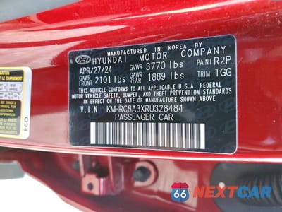 Zdjęcie 13 z 13 samochodu: 2024 HYUNDAI VENUE SEL VIN:KMHRC8A3XRU328484 - miniatura