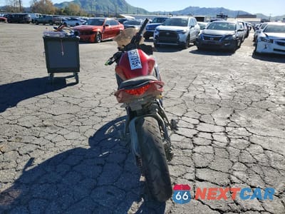 Czwarte zdjęcie samochodu z boku: 2016 KAWASAKI EX650 F VIN:JKAEXEF11GDA25374 - miniatura