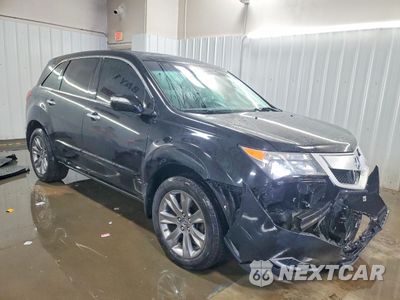 Czwarte zdjęcie samochodu z boku: 2010 ACURA MDX ADVANCE VIN:2HNYD2H57AH520948 - miniatura