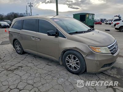 Czwarte zdjęcie samochodu z boku: 2011 HONDA ODYSSEY EX VIN:5FNRL5H44BB017696 - miniatura
