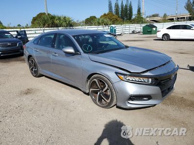 Czwarte zdjęcie samochodu z boku: 2020 HONDA ACCORD SPORT VIN:1HGCV1F35LA019908 - miniatura