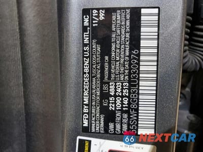 Zdjęcie 12 z 12 samochodu: 2020 MERCEDES-BENZ C 63 AMG VIN:55SWF8GB3LU330976 - miniatura