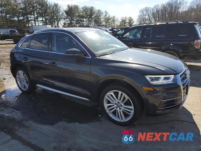 Czwarte zdjęcie samochodu z boku: 2018 AUDI Q5 PREMIUM PLUS VIN:WA1BNAFY0J2206870 - miniatura