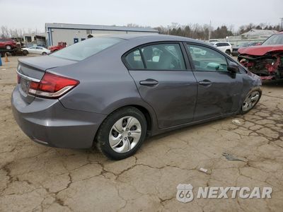 Trzecie zdjęcie samochodu z tyłu: 2015 HONDA CIVIC LX VIN:19XFB2F55FE708098 - miniatura
