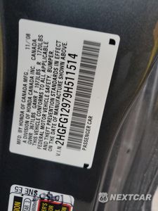 Zdjęcie 12 z 12 samochodu: 2009 HONDA CIVIC EXL VIN:2HGFG12979H511514 - miniatura