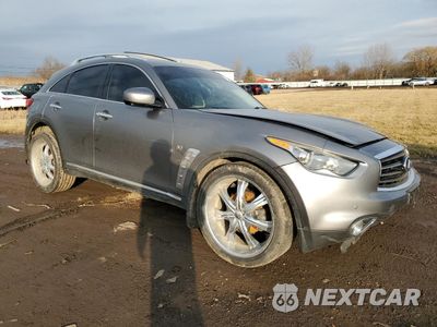 Czwarte zdjęcie samochodu z boku: 2014 INFINITI QX70 VIN:JN8CS1MW9EM410604 - miniatura