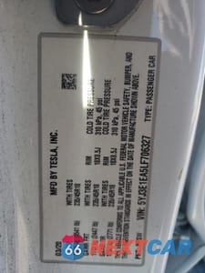 Zdjęcie 12 z 12 samochodu: 2020 TESLA MODEL 3 VIN:5YJ3E1EA5LF706327 - miniatura