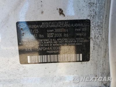 Zdjęcie 12 z 12 samochodu: 2016 HYUNDAI ELANTRA SE VIN:5NPDH4AE6GH694864 - miniatura
