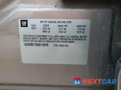 Zdjęcie 12 z 12 samochodu: 2008 CADILLAC CTS VIN:1G6DM577X80116276 - miniatura