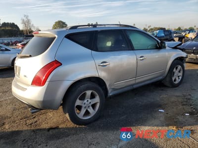 Trzecie zdjęcie samochodu z tyłu: 2004 NISSAN MURANO SL VIN:JN8AZ08T04W213644 - miniatura