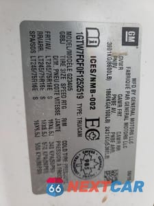 Zdjęcie 13 z 13 samochodu: 2015 GMC SAVANA G2500 VIN:1GTW7FCF0F1252519 - miniatura