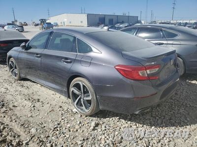 Drugie zdjęcie samochodu z przodu: 2019 HONDA ACCORD SPORT VIN:1HGCV1F38KA169171 - miniatura
