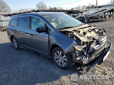 Czwarte zdjęcie samochodu z boku: 2014 HONDA ODYSSEY EX VIN:5FNRL5H45EB090211 - miniatura