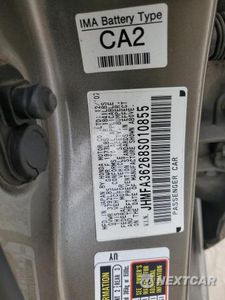 Zdjęcie 13 z 13 samochodu: 2008 HONDA CIVIC HYBRID VIN:JHMFA36268S010855 - miniatura