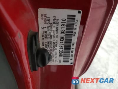 Zdjęcie 12 z 12 samochodu: 1998 HONDA CIVIC EX VIN:1HGEJ824XWL081910 - miniatura