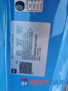 Zdjęcie 12 z 12 samochodu: 2022 CHEVROLET CAMARO LS VIN:1G1FB3DX1N0104767 - miniatura