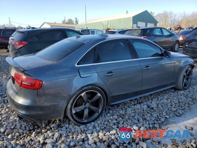 Trzecie zdjęcie samochodu z tyłu: 2014 AUDI S4 PREMIUM PLUS VIN:WAUDGAFLXEA050004 - miniatura