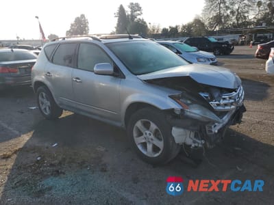 Czwarte zdjęcie samochodu z boku: 2004 NISSAN MURANO SL VIN:JN8AZ08T04W213644 - miniatura