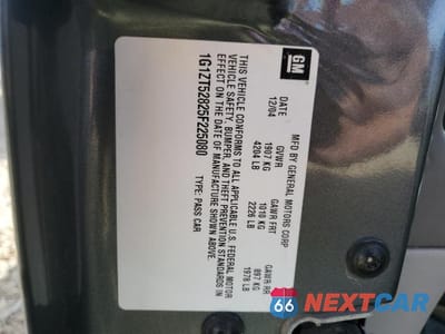 Zdjęcie 12 z 12 samochodu: 2005 CHEVROLET MALIBU LS VIN:1G1ZT52825F225080 - miniatura