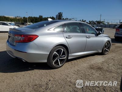 Trzecie zdjęcie samochodu z tyłu: 2020 HONDA ACCORD SPORT VIN:1HGCV1F35LA019908 - miniatura