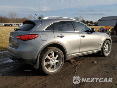 Trzecie zdjęcie samochodu z tyłu: 2014 INFINITI QX70 VIN:JN8CS1MW9EM410604 - miniatura