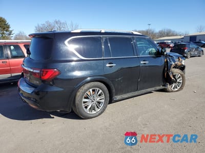 Trzecie zdjęcie samochodu z tyłu: 2020 INFINITI QX80 LUXE VIN:JN8AZ2NE7L9256330 - miniatura