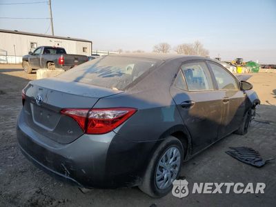 Trzecie zdjęcie samochodu z tyłu: 2017 TOYOTA COROLLA L VIN:2T1BURHE5HC862813 - miniatura