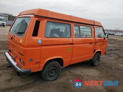 Trzecie zdjęcie samochodu z tyłu: 1987 VOLKSWAGEN VANAGON CAMPMOBILE VIN:WV2ZB025XHH102673 - miniatura