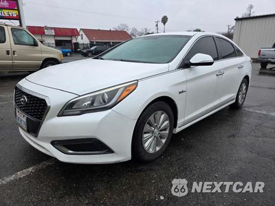 Drugie zdjęcie samochodu z przodu: 2016 HYUNDAI SONATA HYBRID VIN:KMHE24L14GA011398 - miniatura