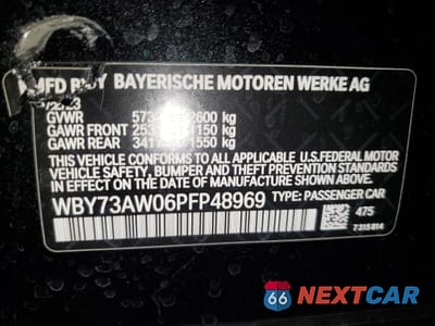 Zdjęcie 12 z 12 samochodu: 2023 BMW I4 EDRIVE 40 VIN:WBY73AW06PFP48969 - miniatura