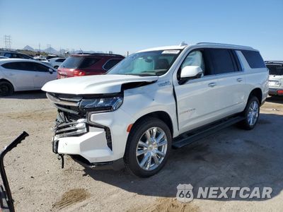 2021 CHEVROLET SUBURBAN K1500 HIGH COUNTRY 1GNSKGKL6MR168642 - główne zdjęcie licytacji z USA - miniatura