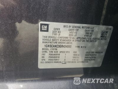Zdjęcie 13 z 13 samochodu: 2016 CHEVROLET TAHOE C1500 LS VIN:1GNSCAKC3GR434990 - miniatura