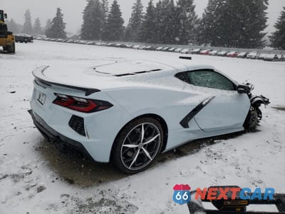 Trzecie zdjęcie samochodu z tyłu: 2023 CHEVROLET CORVETTE STINGRAY 2LT VIN:1G1YB2D45P5117620 - miniatura