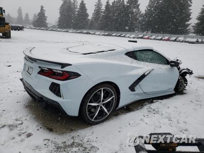 Trzecie zdjęcie samochodu z tyłu: 2023 CHEVROLET CORVETTE STINGRAY 2LT VIN:1G1YB2D45P5117620 - miniatura