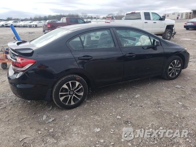 Trzecie zdjęcie samochodu z tyłu: 2013 HONDA CIVIC EX VIN:19XFB2F80DE080880 - miniatura