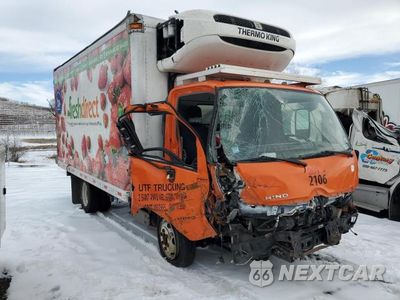 Czwarte zdjęcie samochodu z boku: 2020 HINO 195 REFRIGERATED BOX TRUCK VIN:JHHRDM2H5LK009644 - miniatura