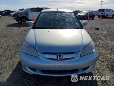 Piąte zdjęcie samochodu w środku: 2005 HONDA CIVIC HYBRID VIN:JHMES96635S000942 - miniatura