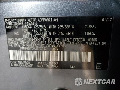 Zdjęcie 12 z 13 samochodu: 2017 TOYOTA RAV4 SE VIN:JTMNFREV2HJ123043 - miniatura