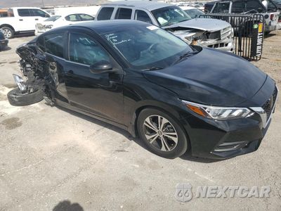 Czwarte zdjęcie samochodu z boku: 2022 NISSAN SENTRA SV VIN:3N1AB8CVXNY296939 - miniatura