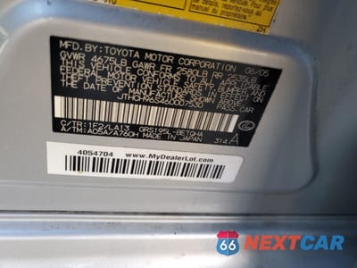 Zdjęcie 12 z 12 samochodu: 2006 LEXUS GS 300 VIN:JTHCH96S460007530 - miniatura