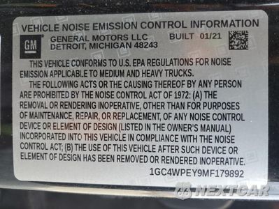 Zdjęcie 14 z 14 samochodu: 2021 CHEVROLET SILVERADO C2500 HEAVY DUTY LTZ VIN:1GC4WPEY9MF179892 - miniatura