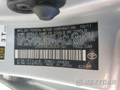 Zdjęcie 14 z 14 samochodu: 2012 TOYOTA PRIUS V VIN:JTDZN3EU5C3031561 - miniatura