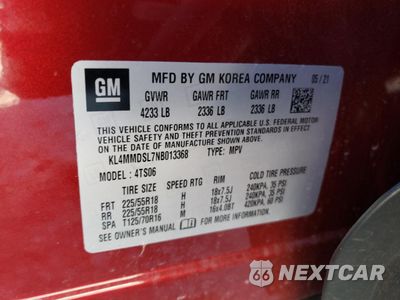 Zdjęcie 15 z 15 samochodu: 2022 BUICK ENCORE GX SELECT VIN:KL4MMDSL7NB013368 - miniatura