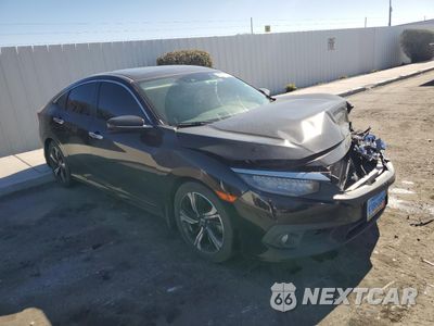 Czwarte zdjęcie samochodu z boku: 2016 HONDA CIVIC TOURING VIN:2HGFC1F96GH658281 - miniatura