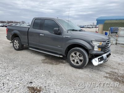 Czwarte zdjęcie samochodu z boku: 2015 FORD F150 SUPER CAB VIN:1FTEX1CPXFKE19566 - miniatura