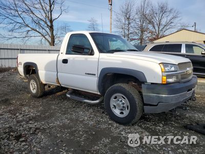 Czwarte zdjęcie samochodu z boku: 2003 CHEVROLET SILVERADO K2500 HEAVY DUTY VIN:1GCHK24U63E175205 - miniatura