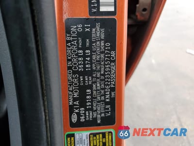 Zdjęcie 12 z 12 samochodu: 2009 KIA RIO BASE VIN:KNADE223596571710 - miniatura